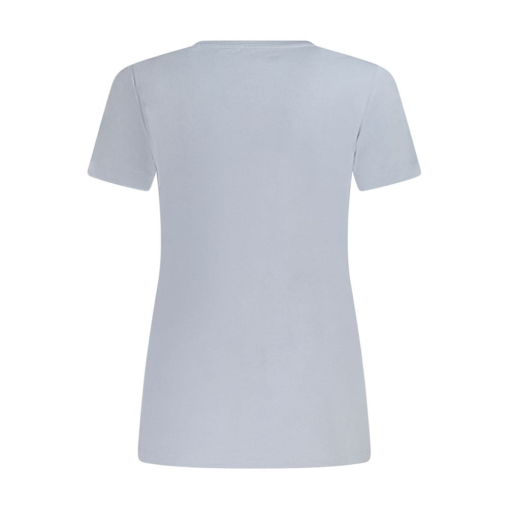 Pepe Jeans Light Blue Cotton Tops & T-Shirt