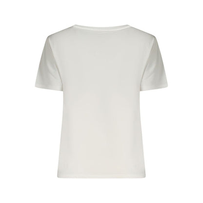 Pepe Jeans White Cotton Tops & T-Shirt