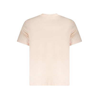 Calvin Klein Pink Cotton Men T-Shirt