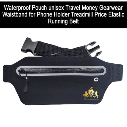 Waterproof Running Waist Belt – Unisex Travel Money & Phone Holder