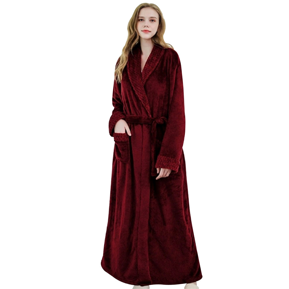 Women's Plush Bathrobe