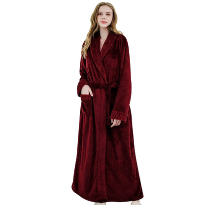 Women's Plush Bathrobe