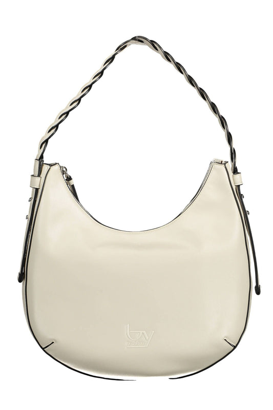 BYBLOS Chic Contrasting Detail White PVC Handbag