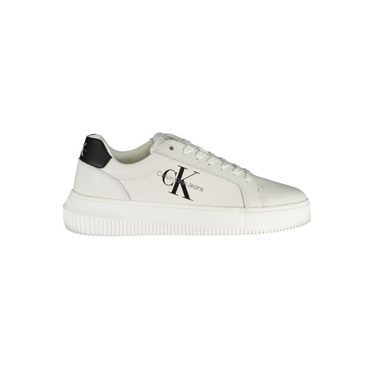 Calvin Klein Eco-Chic White Sneakers with Contrast Details