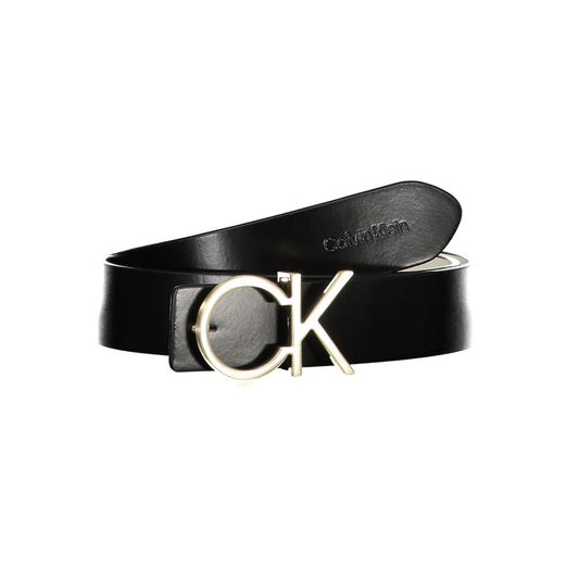 Calvin Klein Reversible Black and White Leather Belt