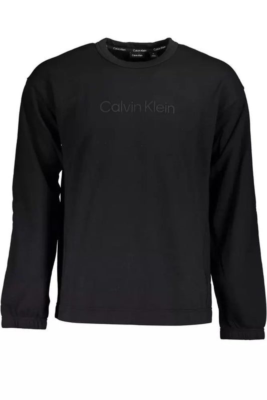 Calvin Klein Classic Black Brushed Logo Sweatshirt