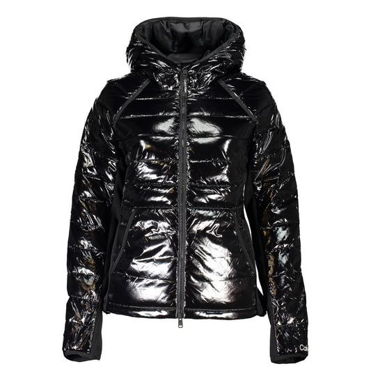 Calvin Klein Black Nylon Jackets & Coat