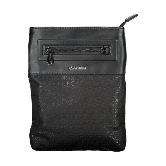 Calvin Klein Eco-Conscious Sleek Black Shoulder Bag