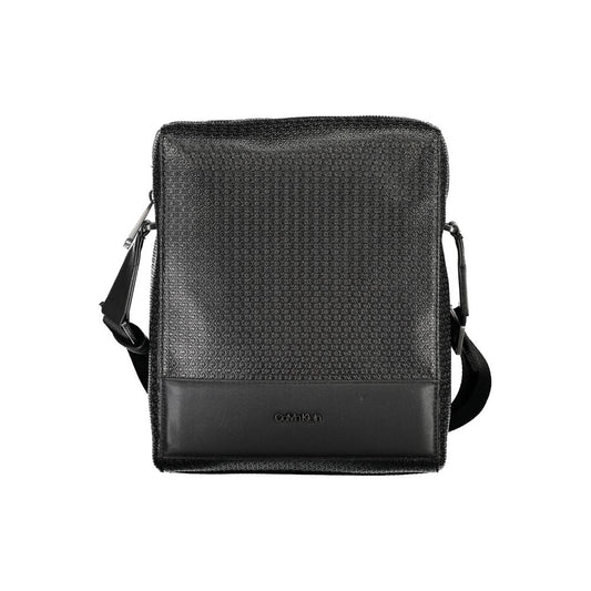 Calvin Klein Eco-Friendly Sleek Black Shoulder Bag