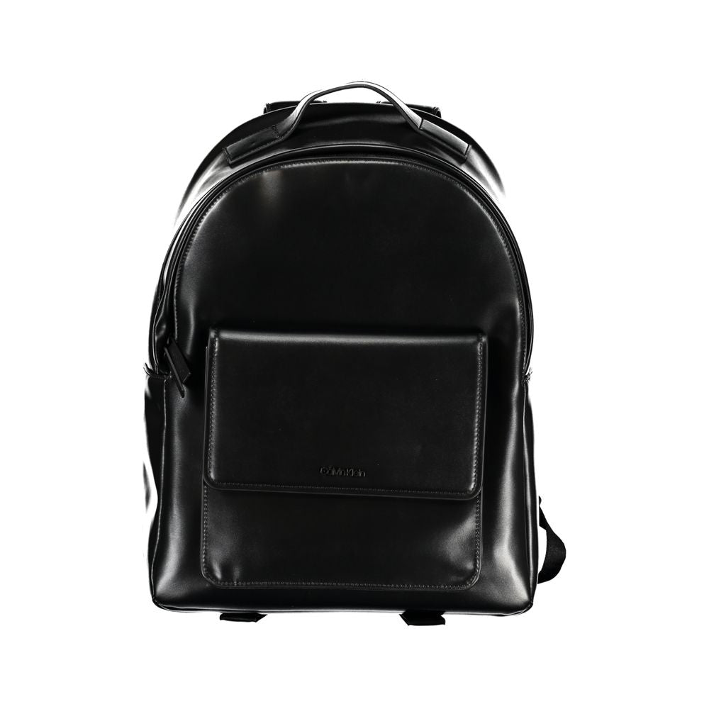 Calvin Klein Elegant Black Urban Backpack with Laptop Compartment