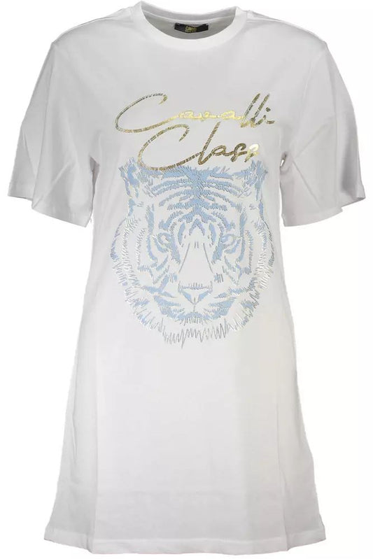 Cavalli Class White Cotton Tops & T-Shirt
