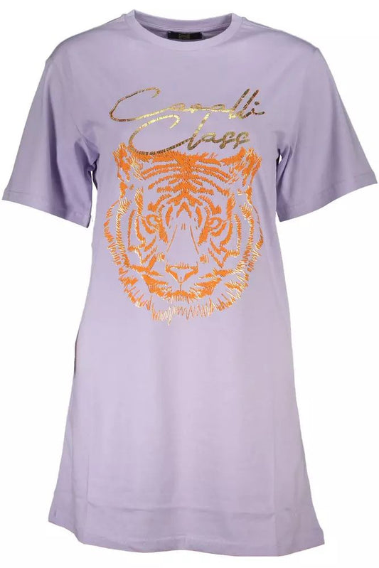 Cavalli Class Purple Cotton Tops & T-Shirt
