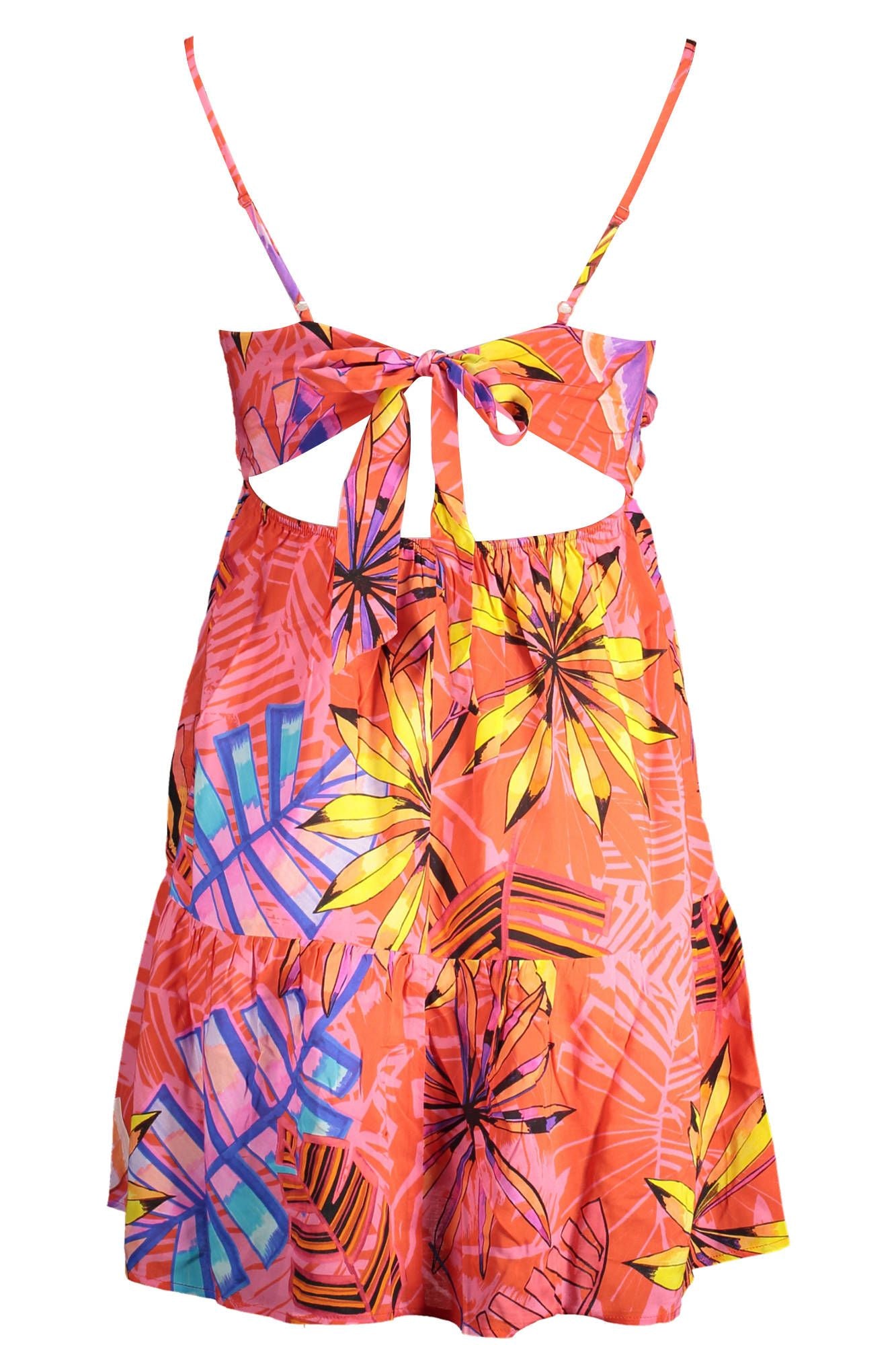 Desigual Radiant Pink Summer Dress with Delicate Details
