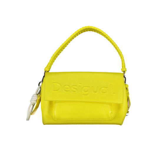 Desigual Yellow Polyethylene Handbag
