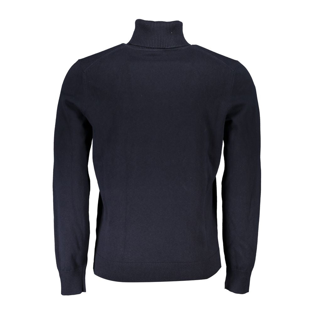 Hugo Boss Elegant Turtleneck Cotton-Cashmere Sweater