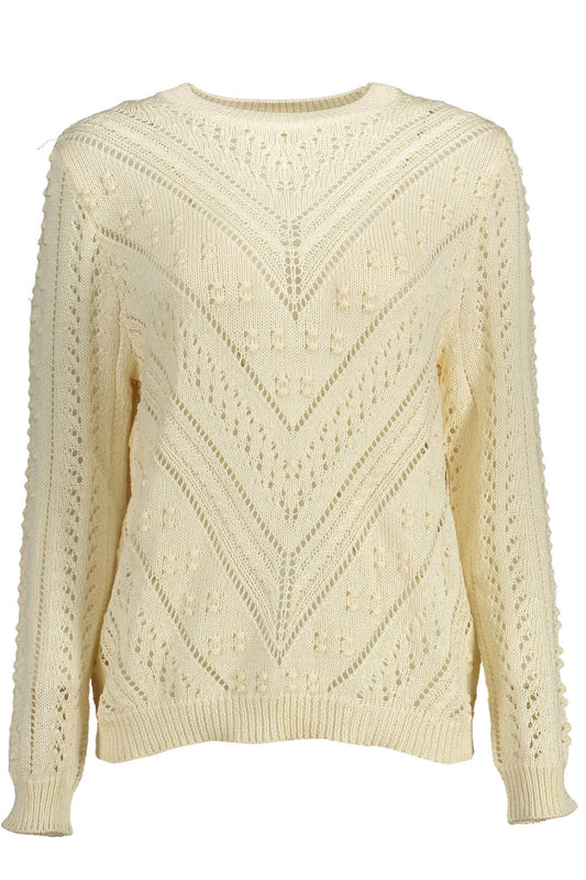 Kocca Elegant Crew-Neck Embroidered Sweater