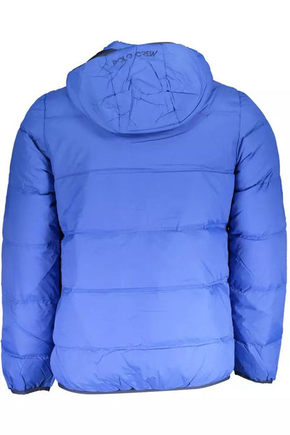 La Martina Elite Blue Jacket with Detachable Hood