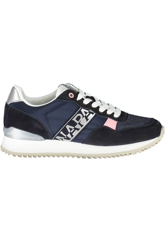 Napapijri Chic Blue Sneakers with Contrasting Details