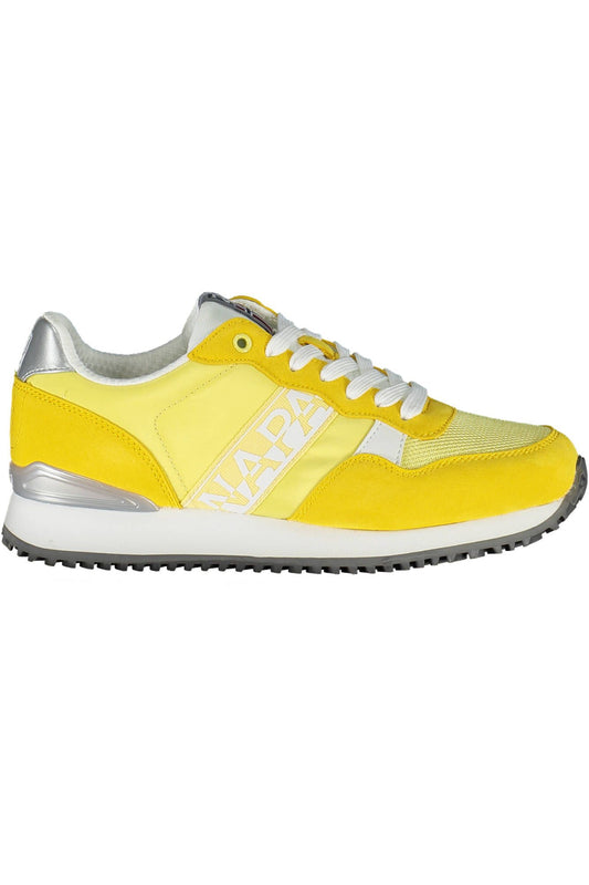 Napapijri Vibrant Yellow Lace-up Sneakers