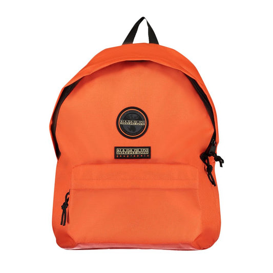 Napapijri Eco-Chic Orange Backpack with Logo Design