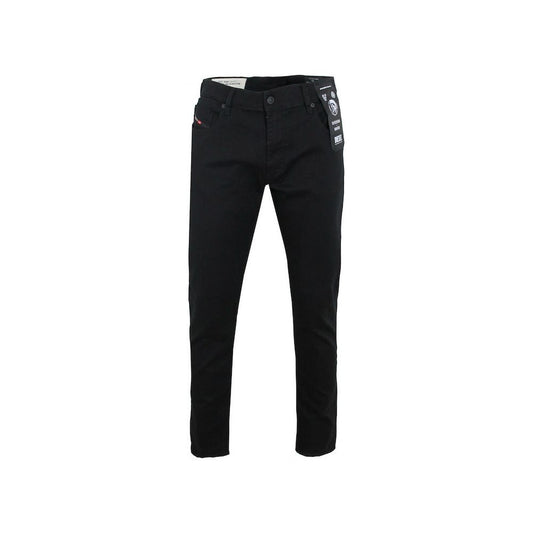 Diesel Black Cotton Jeans & Pant