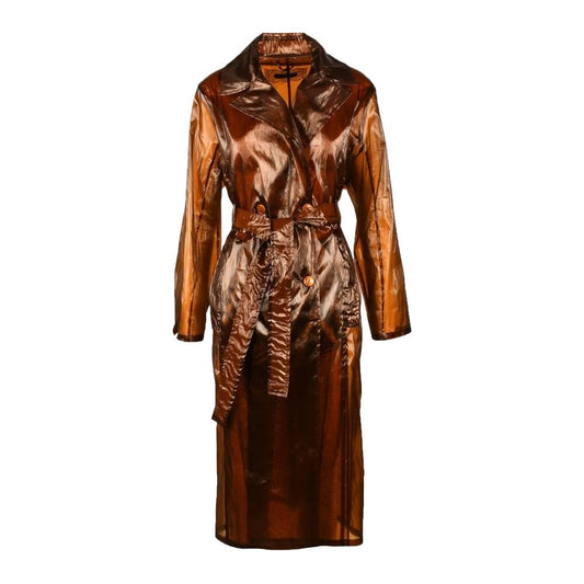 Patrizia Pepe Elegant Copper Toned Trench Coat