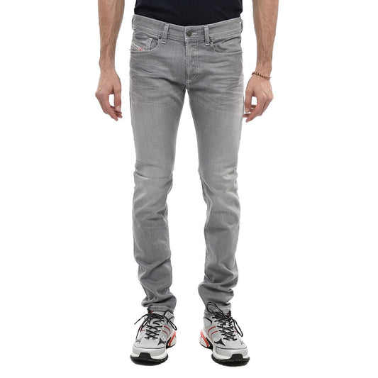 Diesel Gray Cotton Jeans & Pant