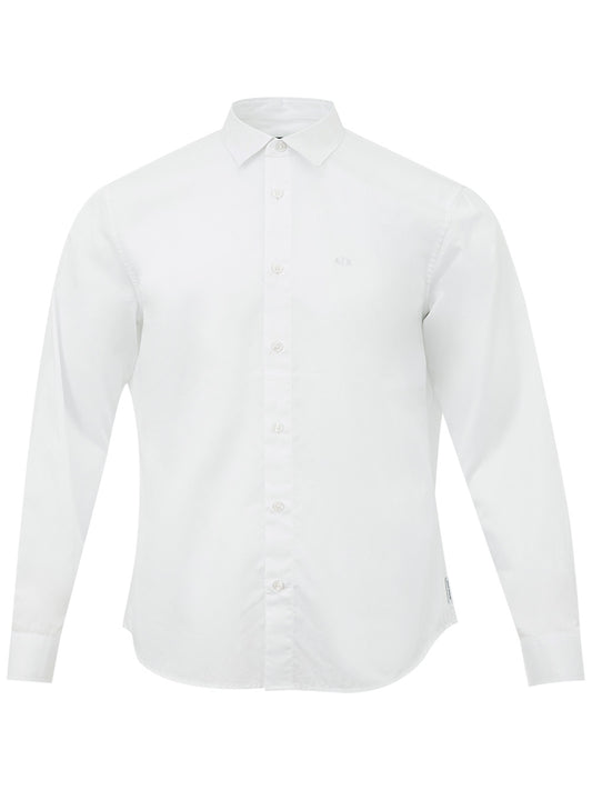 Armani Exchange White Cotton Shirt