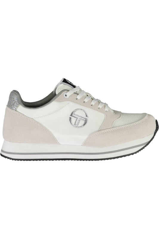 Sergio Tacchini Chic White Sneakers with Contrasting Details