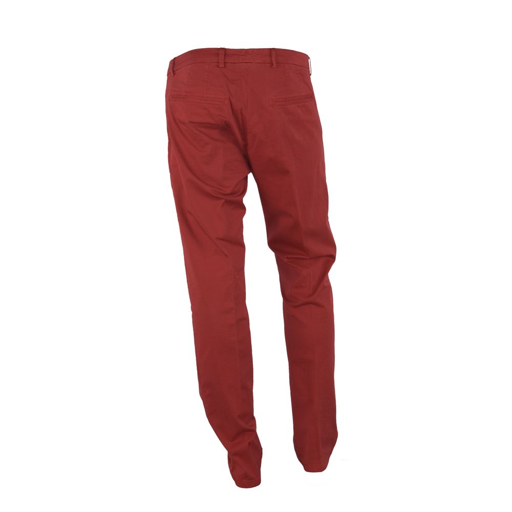 Made in Italy Chic Summer Cotton-Blend Trousers