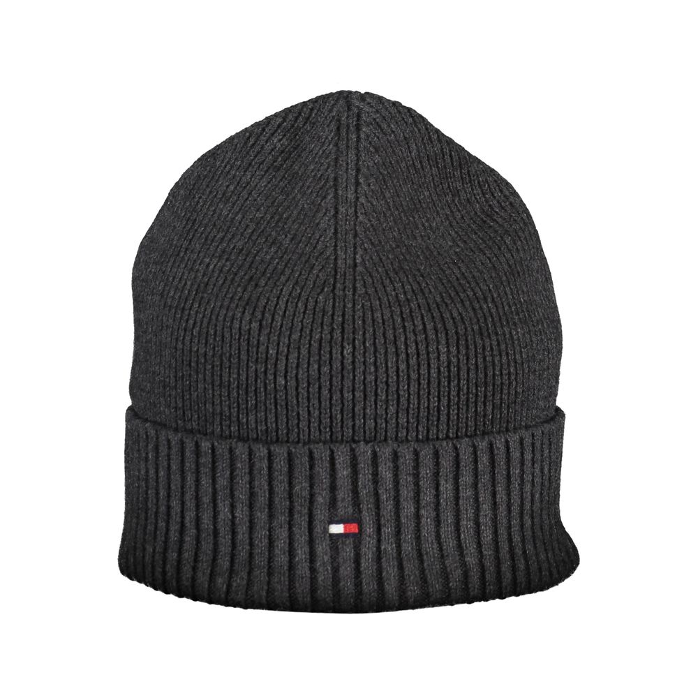 Tommy Hilfiger Chic Gray Embroidered Logo Cap