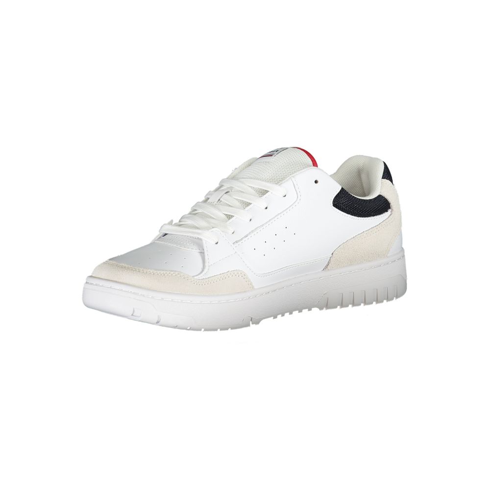 Tommy Hilfiger Sleek White Sneakers with Contrast Accents