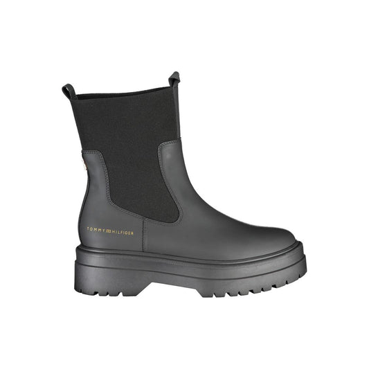 Tommy Hilfiger Elegant Ankle Boot with Contrast Details