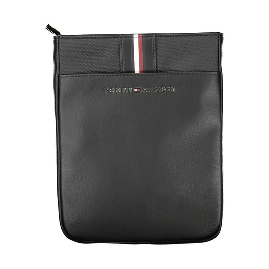Tommy Hilfiger Elegant Black Shoulder Bag with Practical Design
