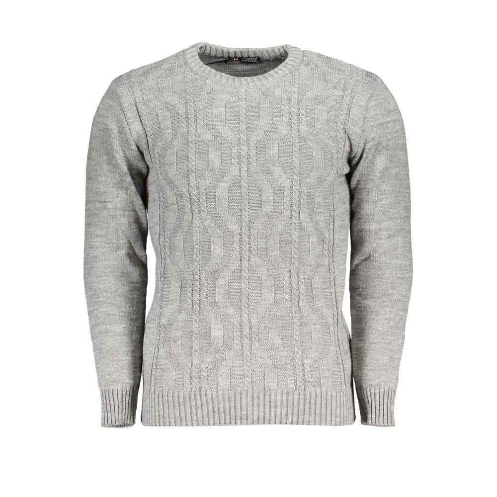 U.S. Grand Polo Gray Fabric Sweater
