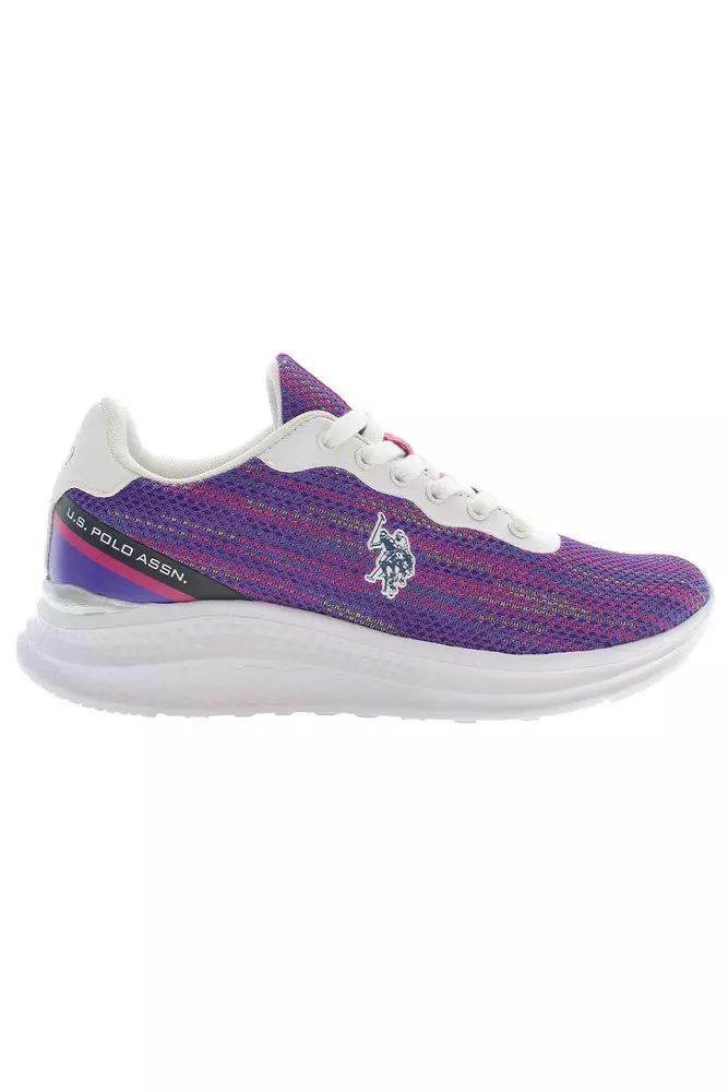 U.S. POLO ASSN. Elegant Purple Lace-up Sneakers