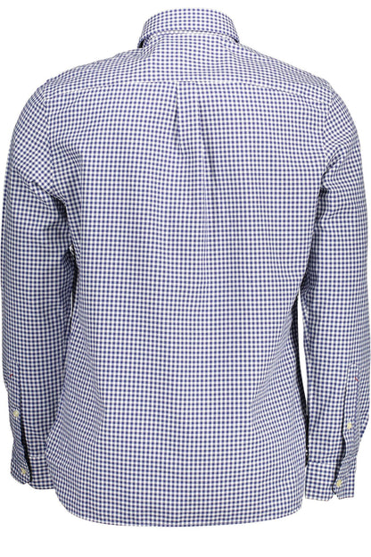 U.S. POLO ASSN. Elegant Light Blue Cotton Shirt for Men