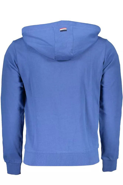 U.S. POLO ASSN. Chic Blue Cotton Hooded Sweatshirt
