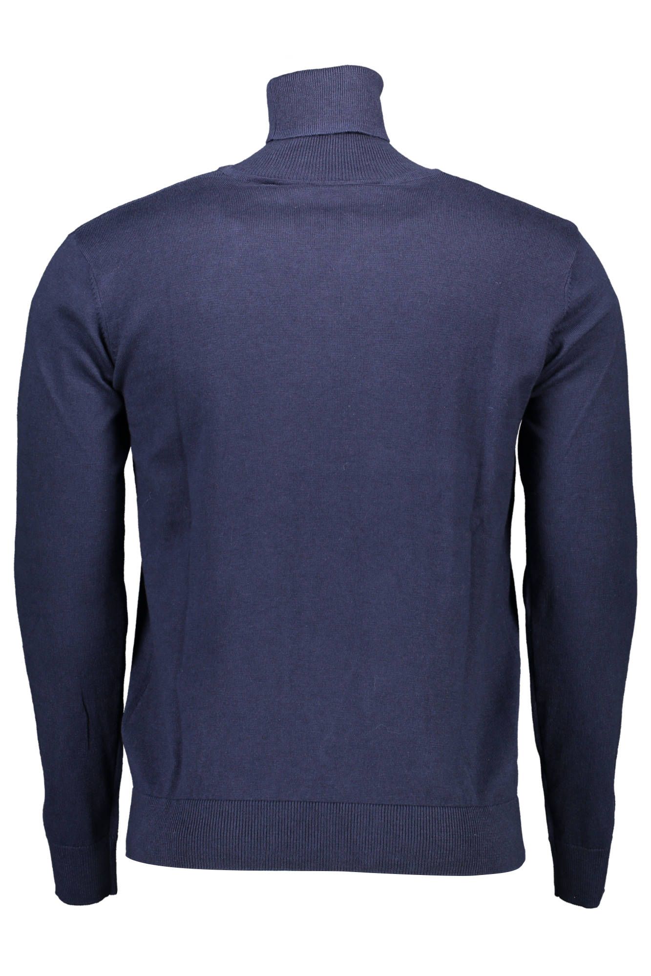 U.S. POLO ASSN. High Collar Embroidered Blue Sweater