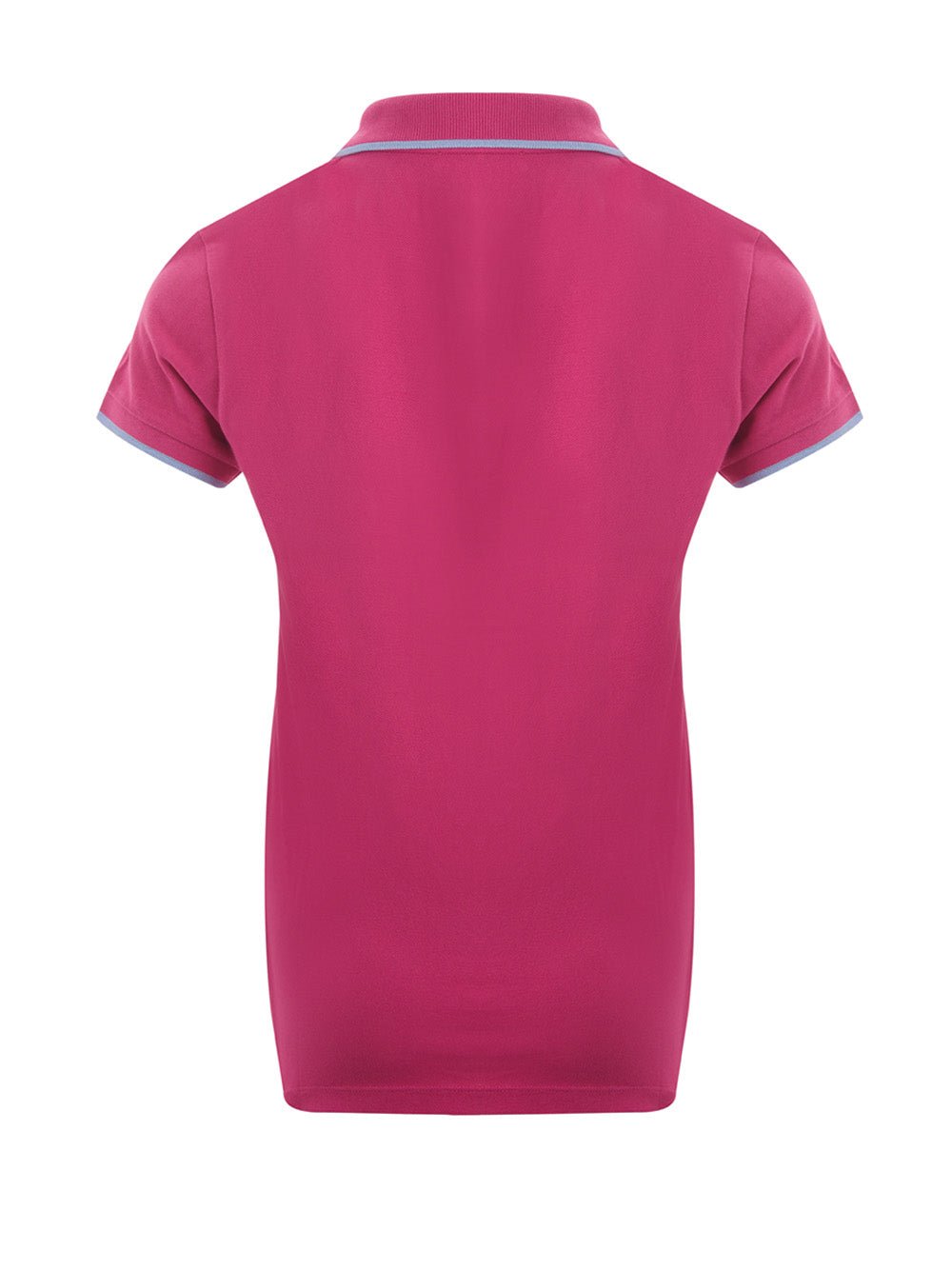 Kenzo Cotton Piquet Polo in Pink with Tiger Embroidery