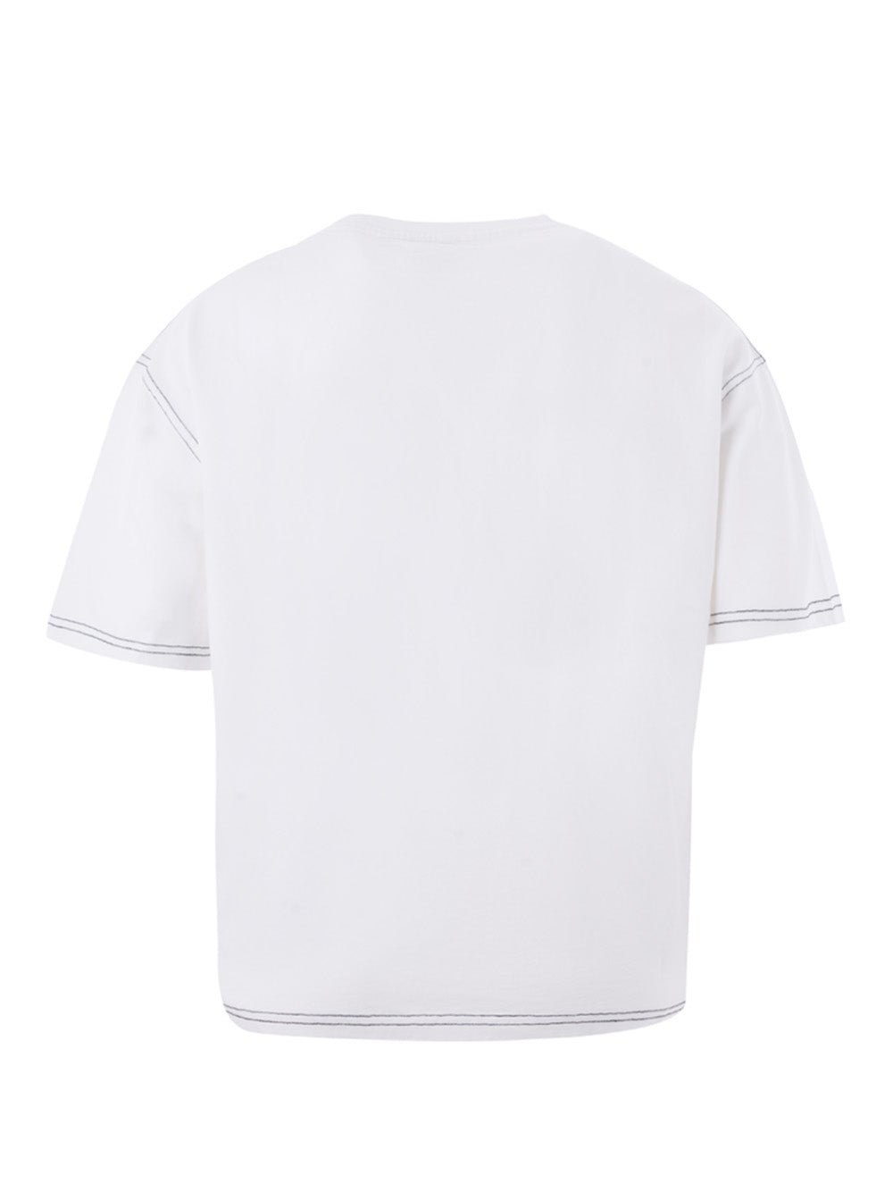 Kenzo White Cotton T-Shirt with Front Print