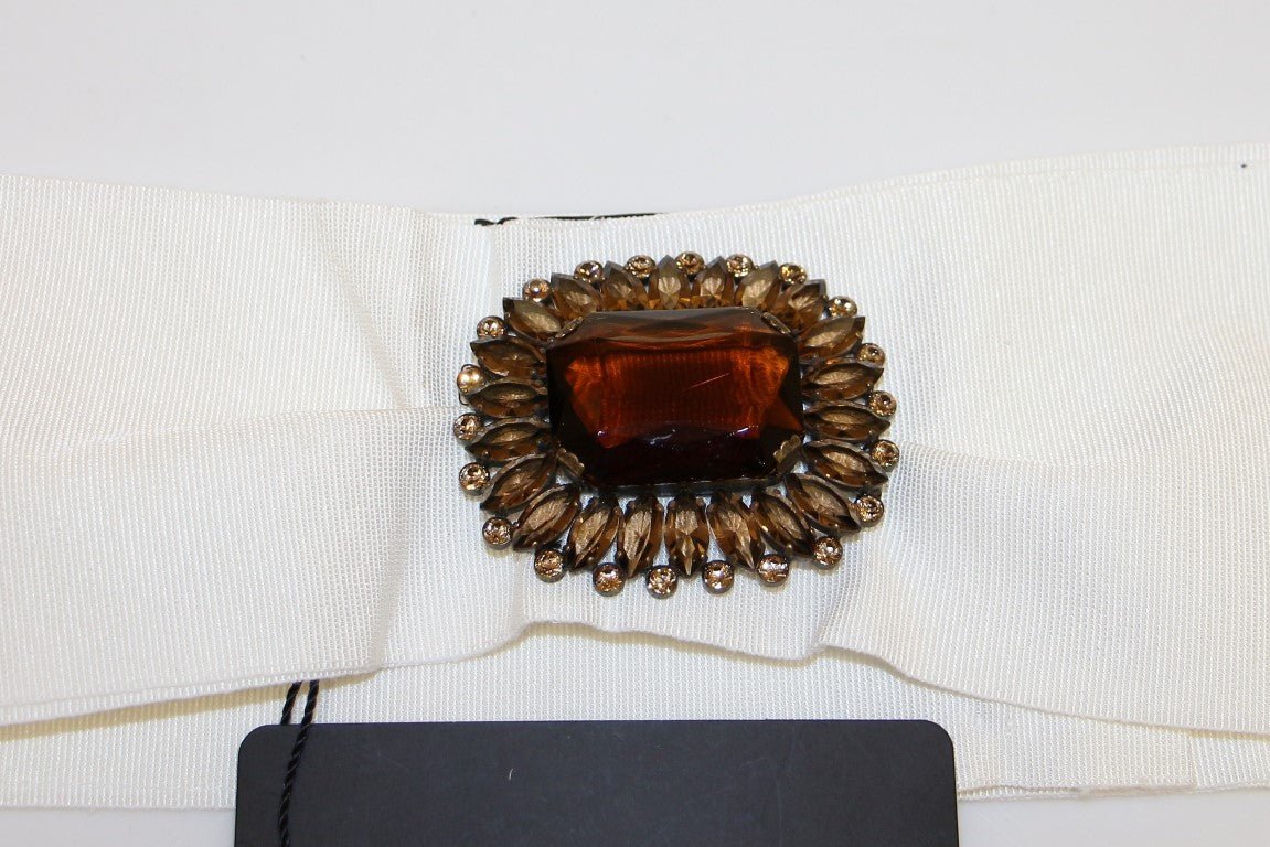 Dolce & Gabbana Embellished Snap Button Waist Belt