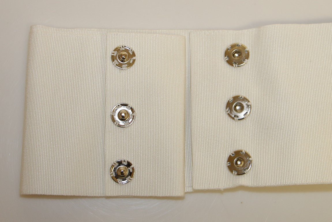 Dolce & Gabbana Embellished Snap Button Waist Belt