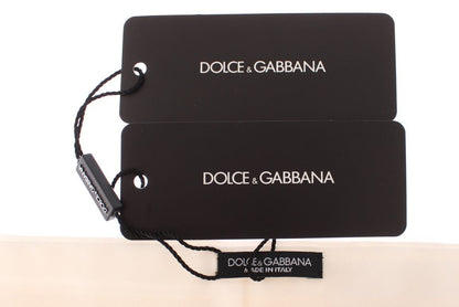 Dolce & Gabbana Elegant White Silk Cummerbund