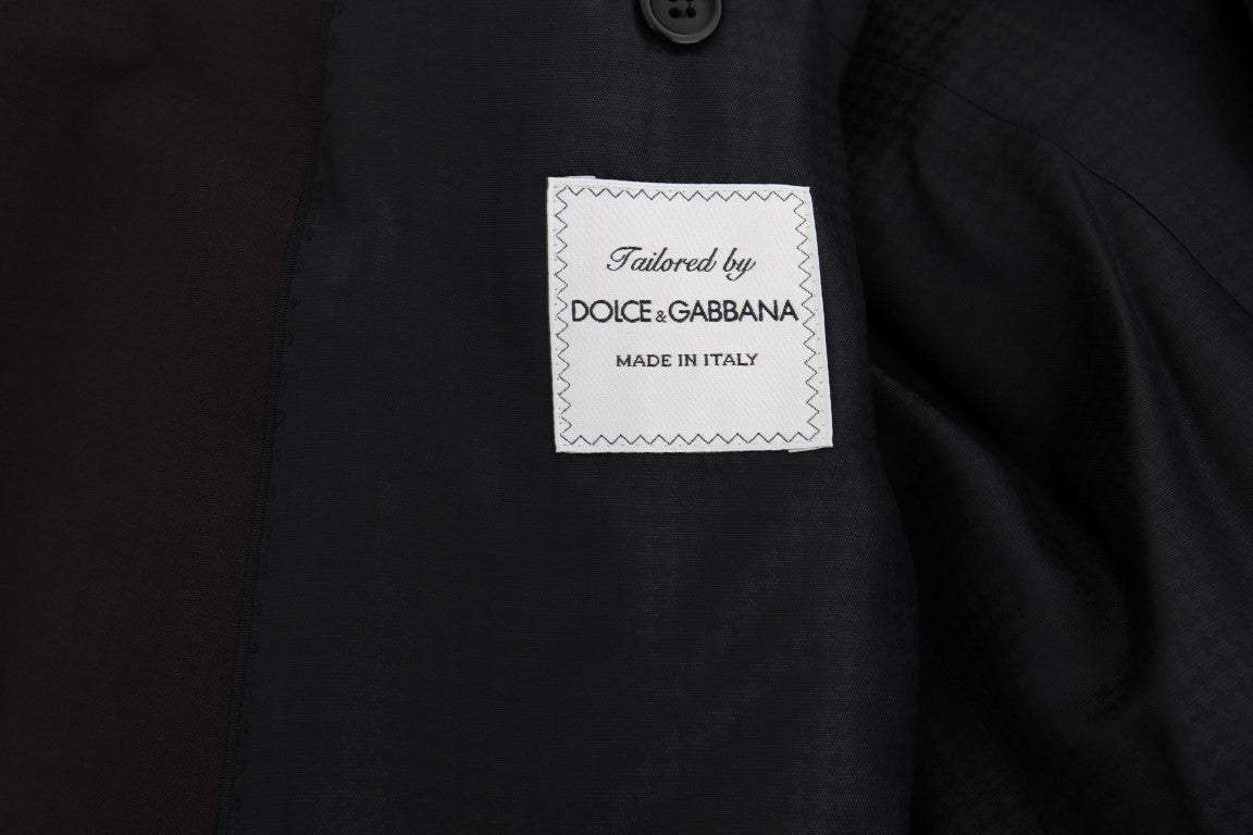 Dolce & Gabbana Elegant Bordeaux Double Breasted Suit