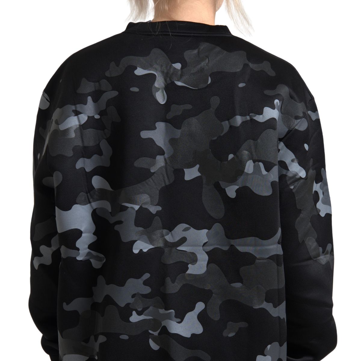 Dolce & Gabbana Elegant Black Camouflage Pullover Sweater