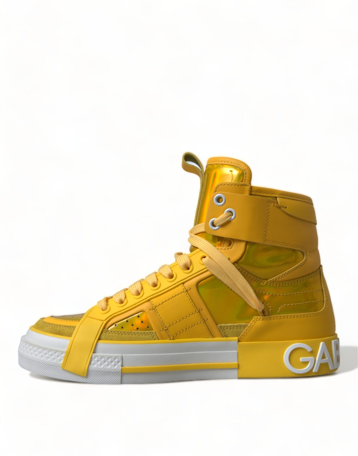 Dolce & Gabbana Chic High-Top Color-Block Sneakers