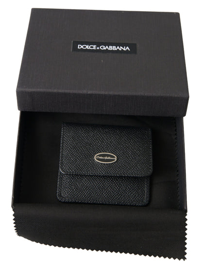 Dolce & Gabbana Elegant Leather Bifold Coin Purse Wallet