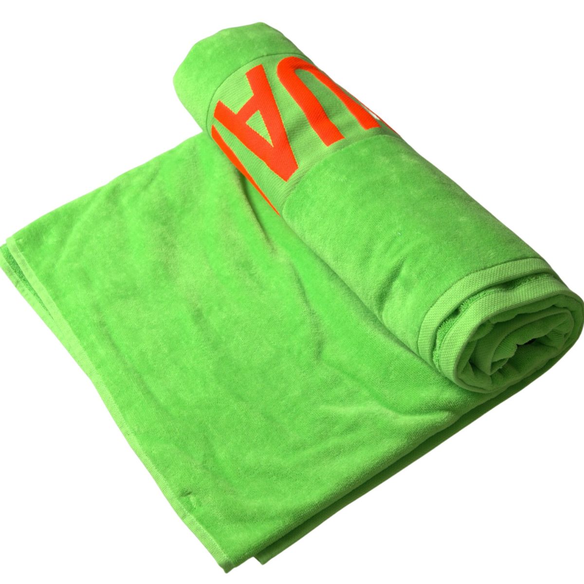 Dsquared² Chic Green Cotton Beach Towel
