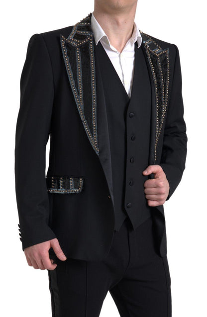 Dolce & Gabbana Exquisite Two-Piece Wool Blend Suit